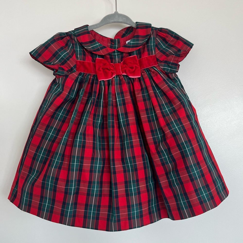 Janie and Jack tartan plaid dress